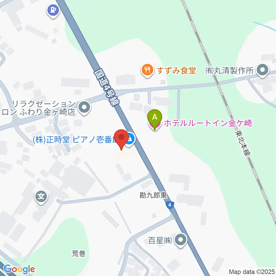 正時堂ピアノ壱番館周辺のホテル一覧地図