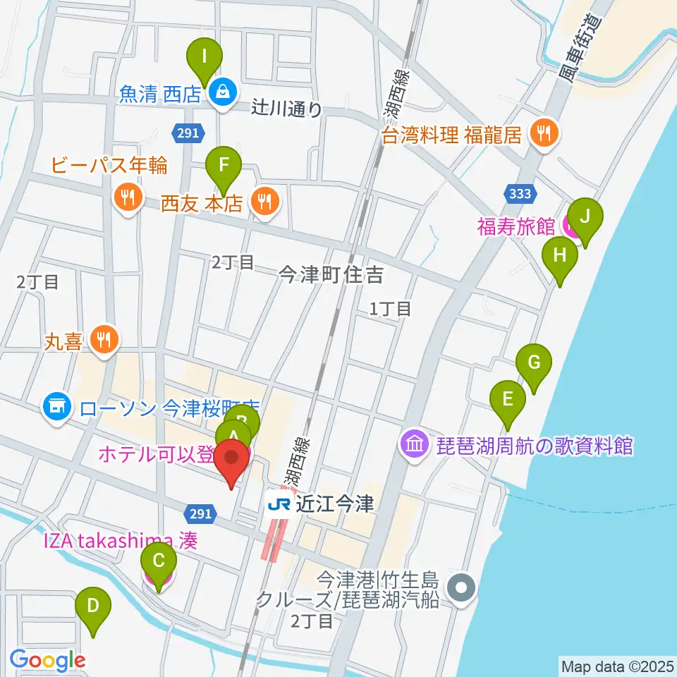 株式会社トリイ周辺のホテル一覧地図