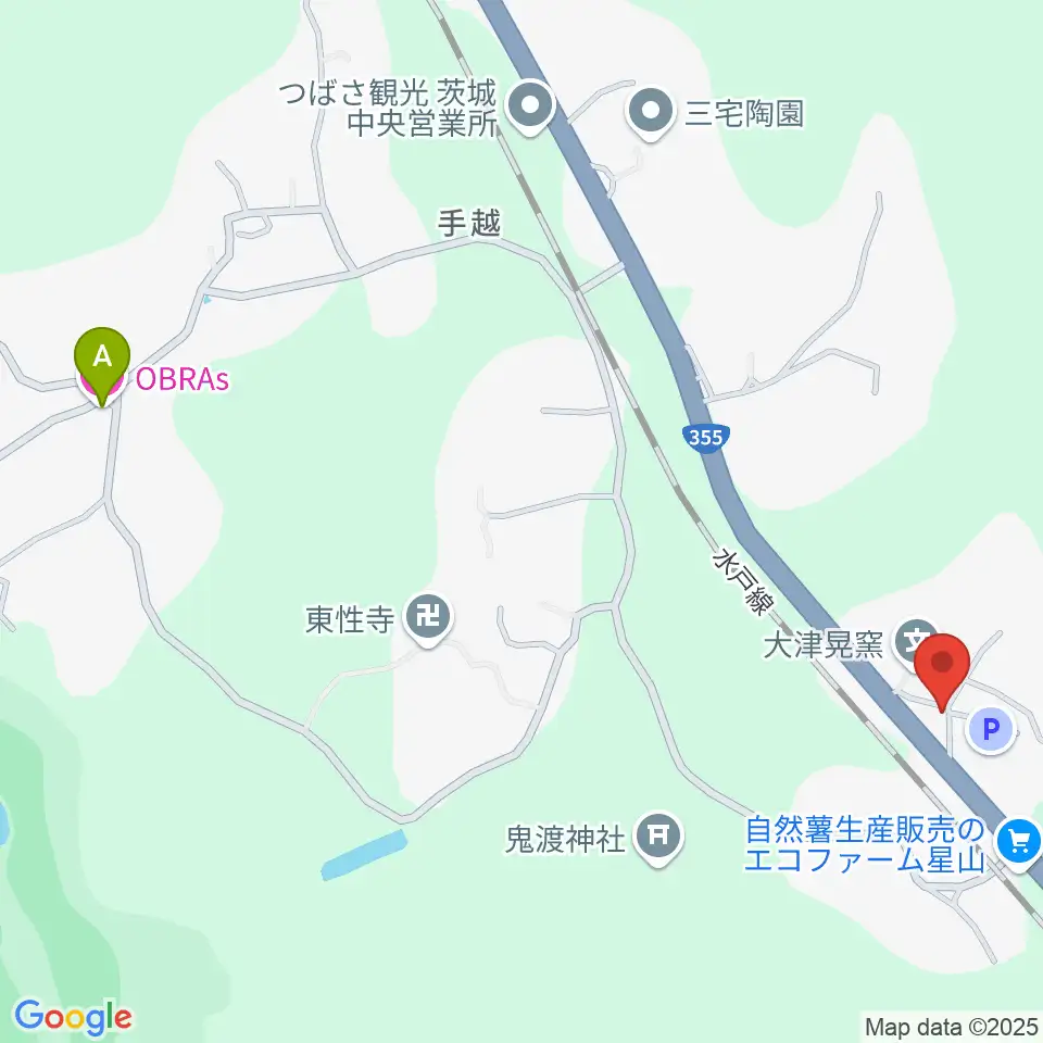 UTSU工房ペニーレーン周辺のホテル一覧地図