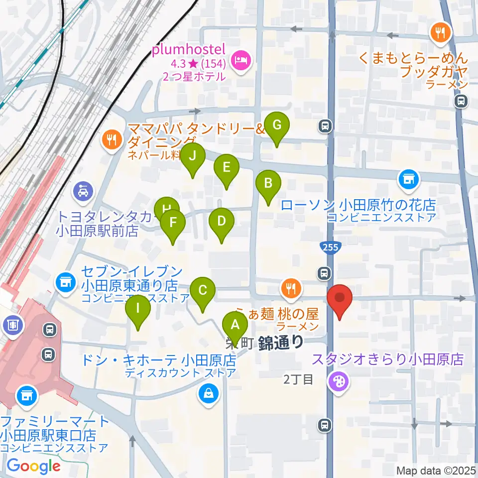 大村楽器店リベルテ大村周辺のホテル一覧地図