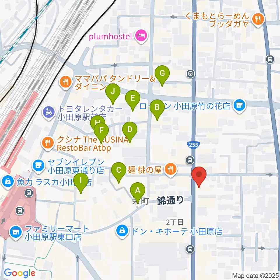 大村楽器店リベルテ大村周辺のホテル一覧地図
