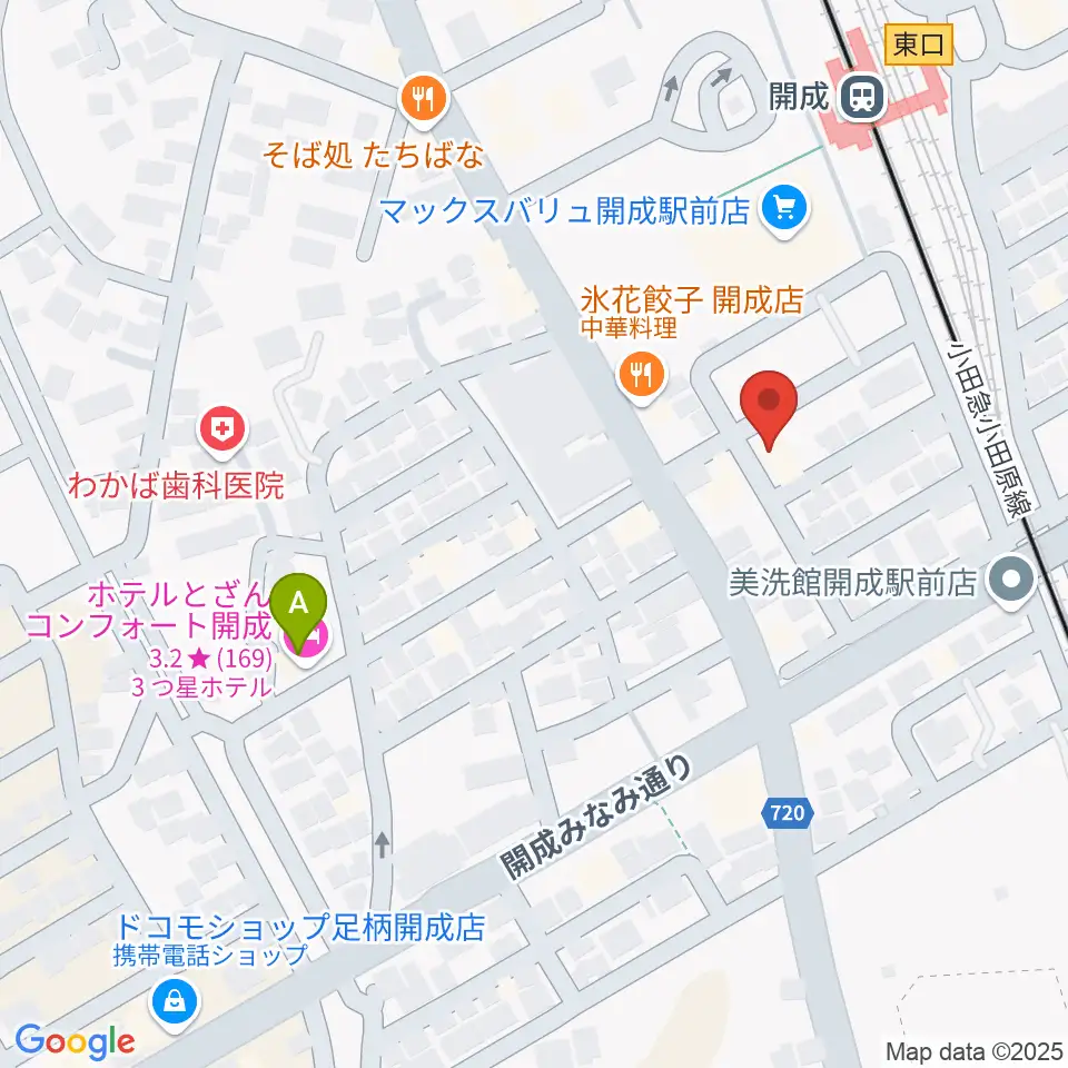 大村楽器店 足柄営業所周辺のホテル一覧地図