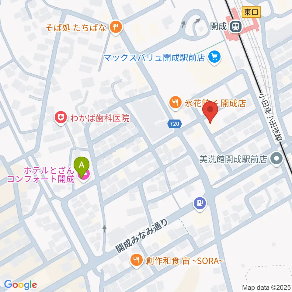 大村楽器店 足柄営業所周辺のホテル一覧地図