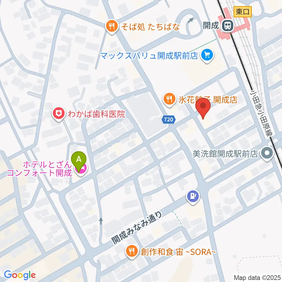 大村楽器店 足柄営業所周辺のホテル一覧地図