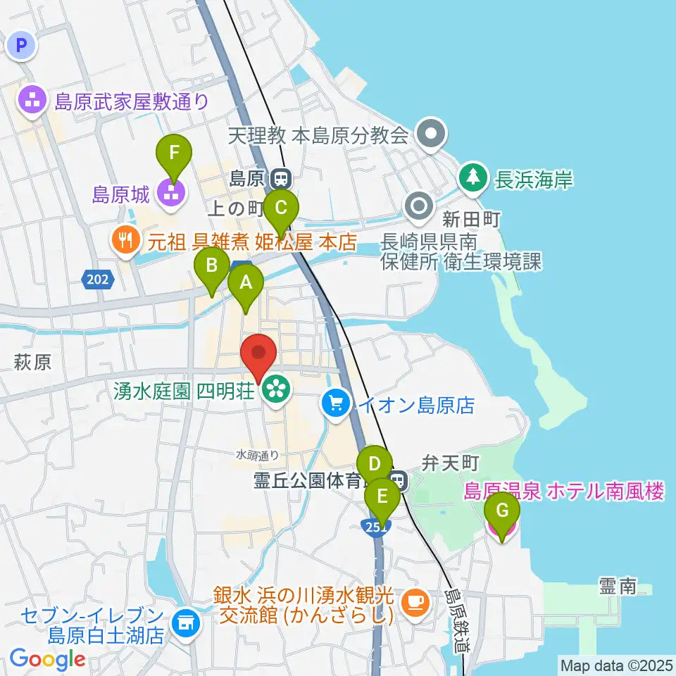 横浜屋周辺のホテル一覧地図