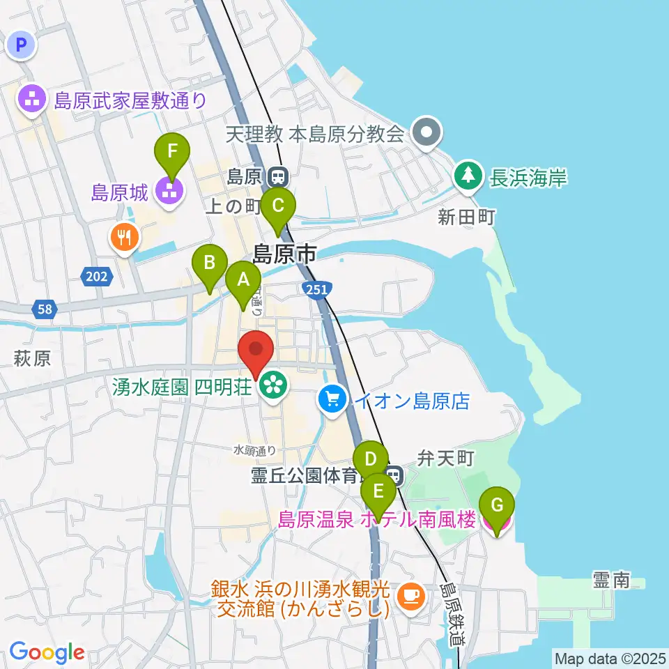 横浜屋周辺のホテル一覧地図
