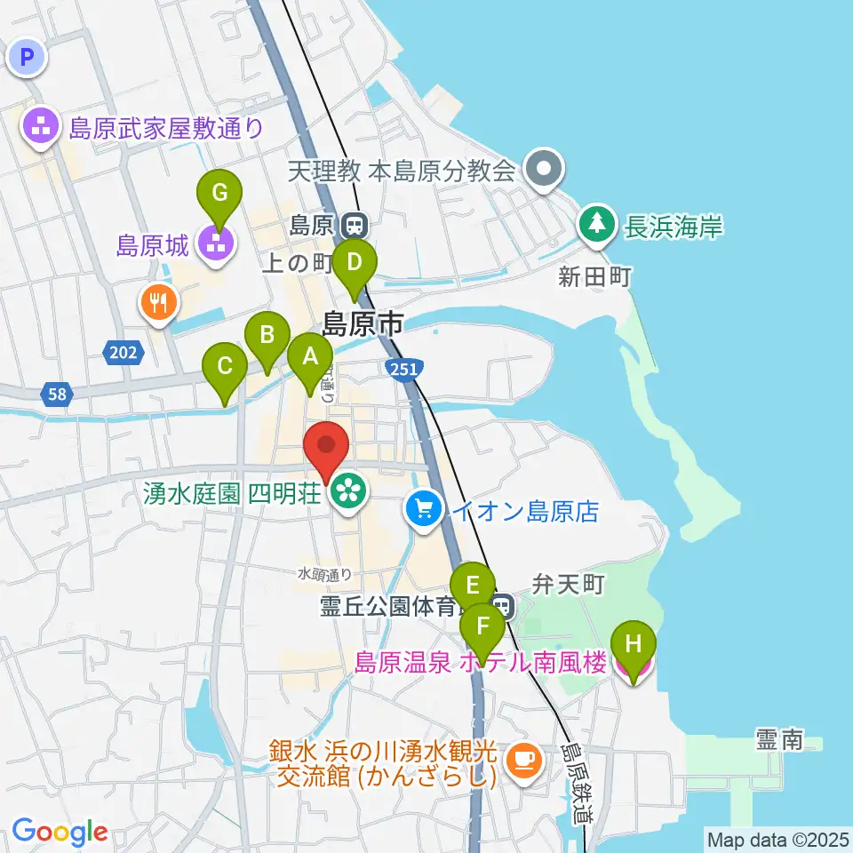 横浜屋周辺のホテル一覧地図