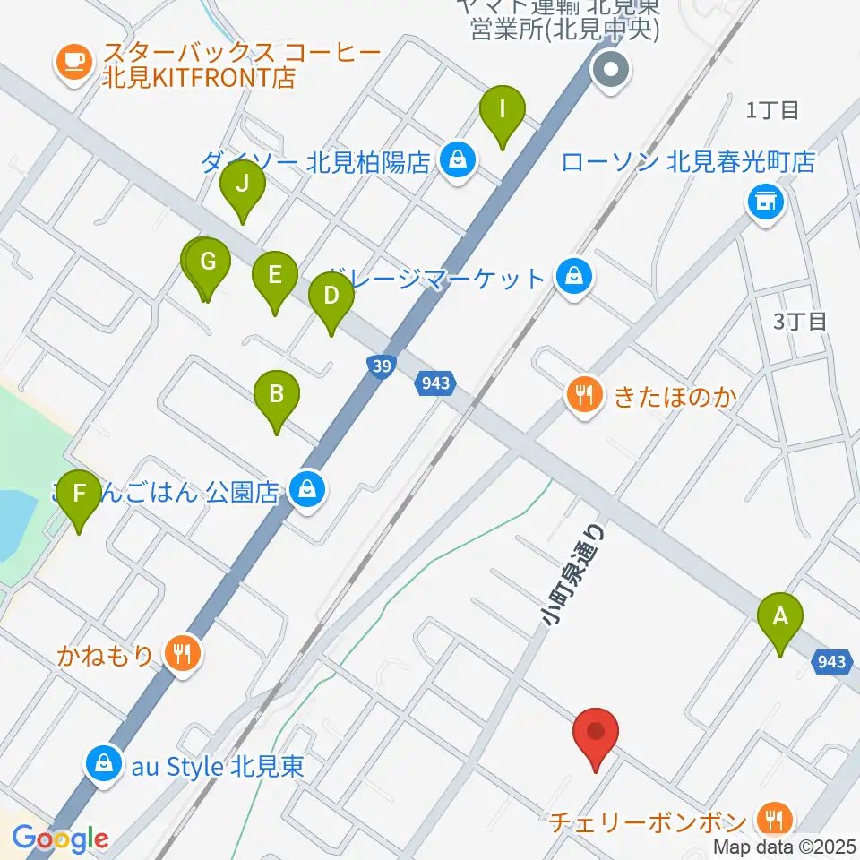 Yuary Guitars周辺のホテル一覧地図