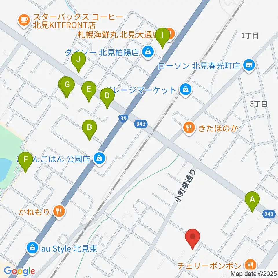 Yuary Guitars周辺のホテル一覧地図