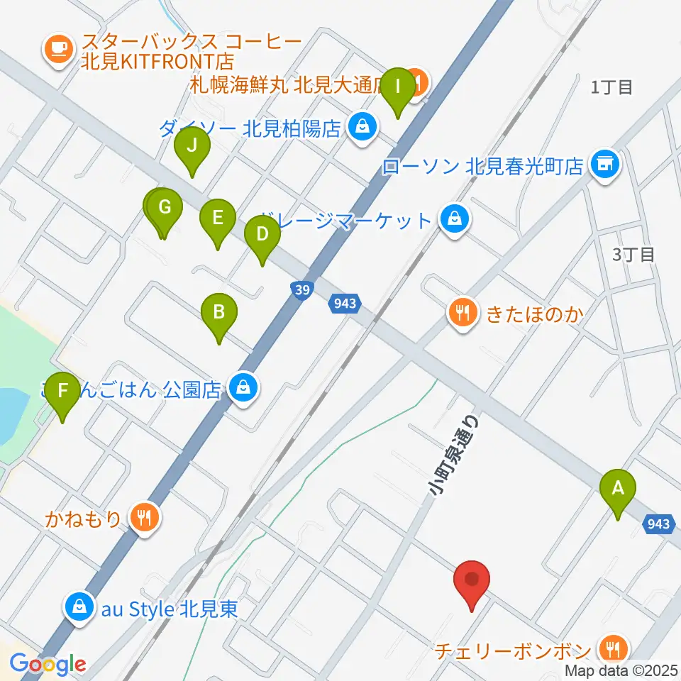 Yuary Guitars周辺のホテル一覧地図