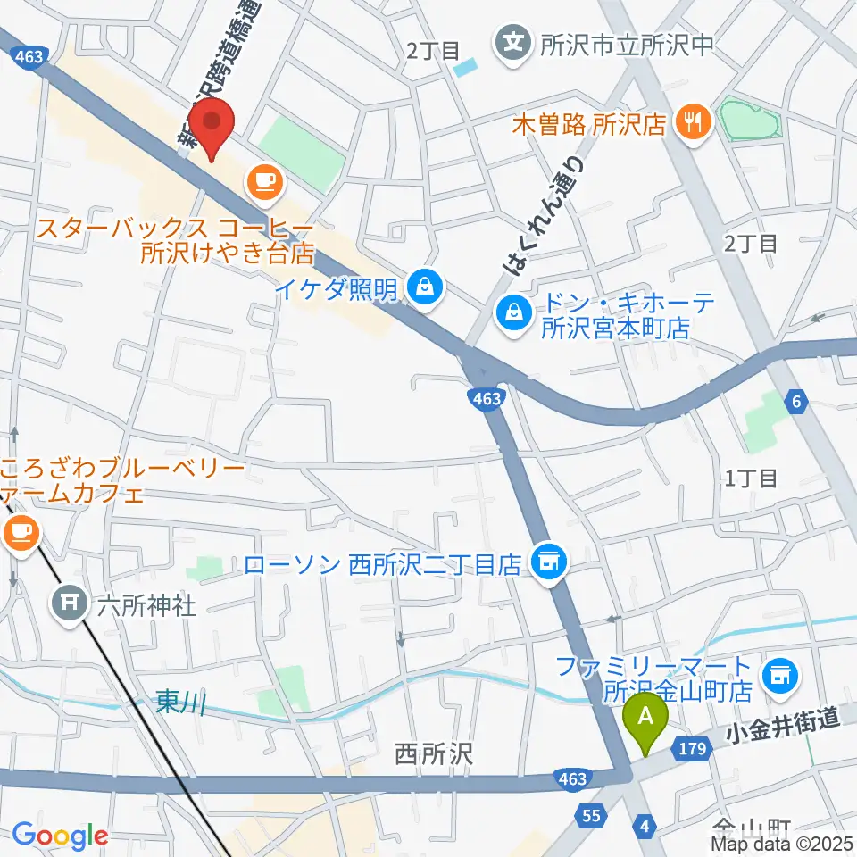 中冨管楽器工房周辺のホテル一覧地図