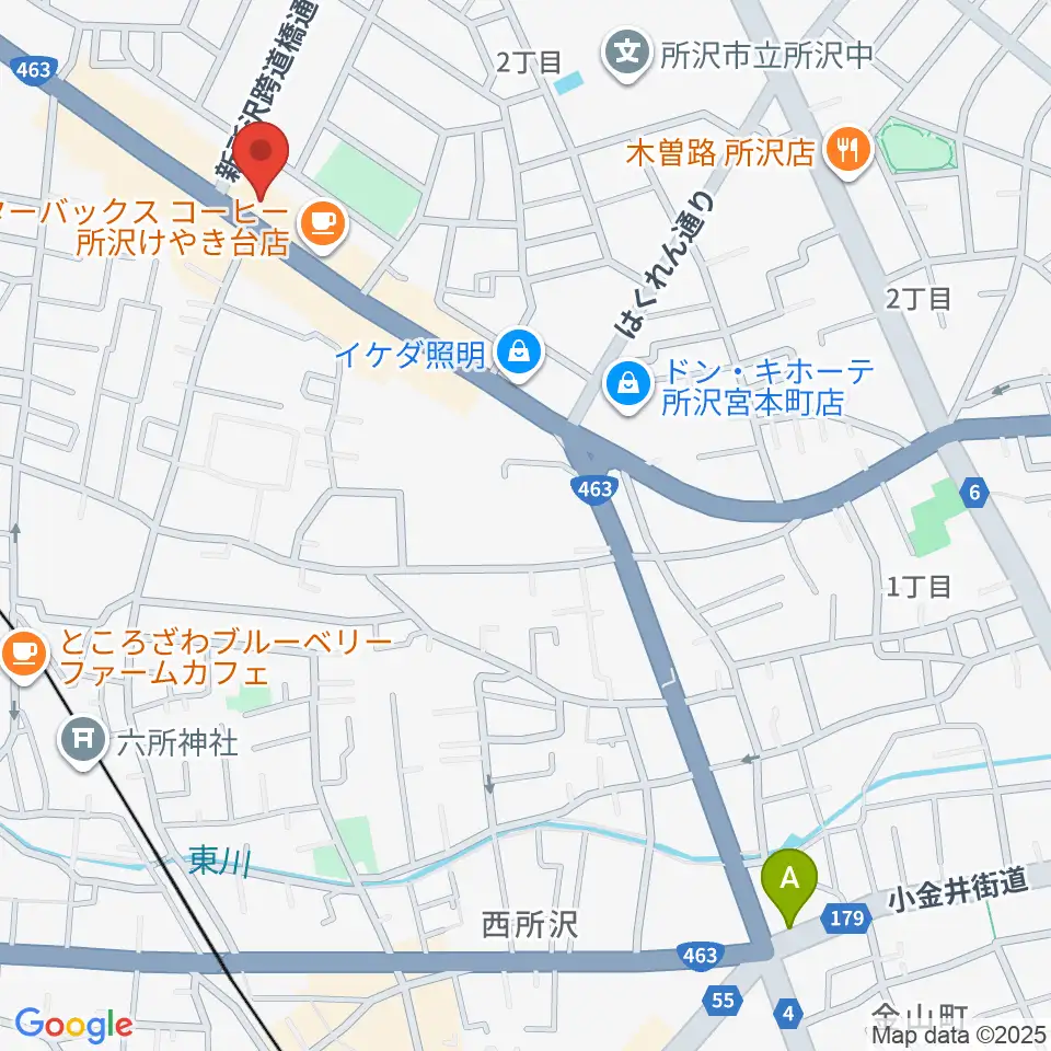 中冨管楽器工房周辺のホテル一覧地図