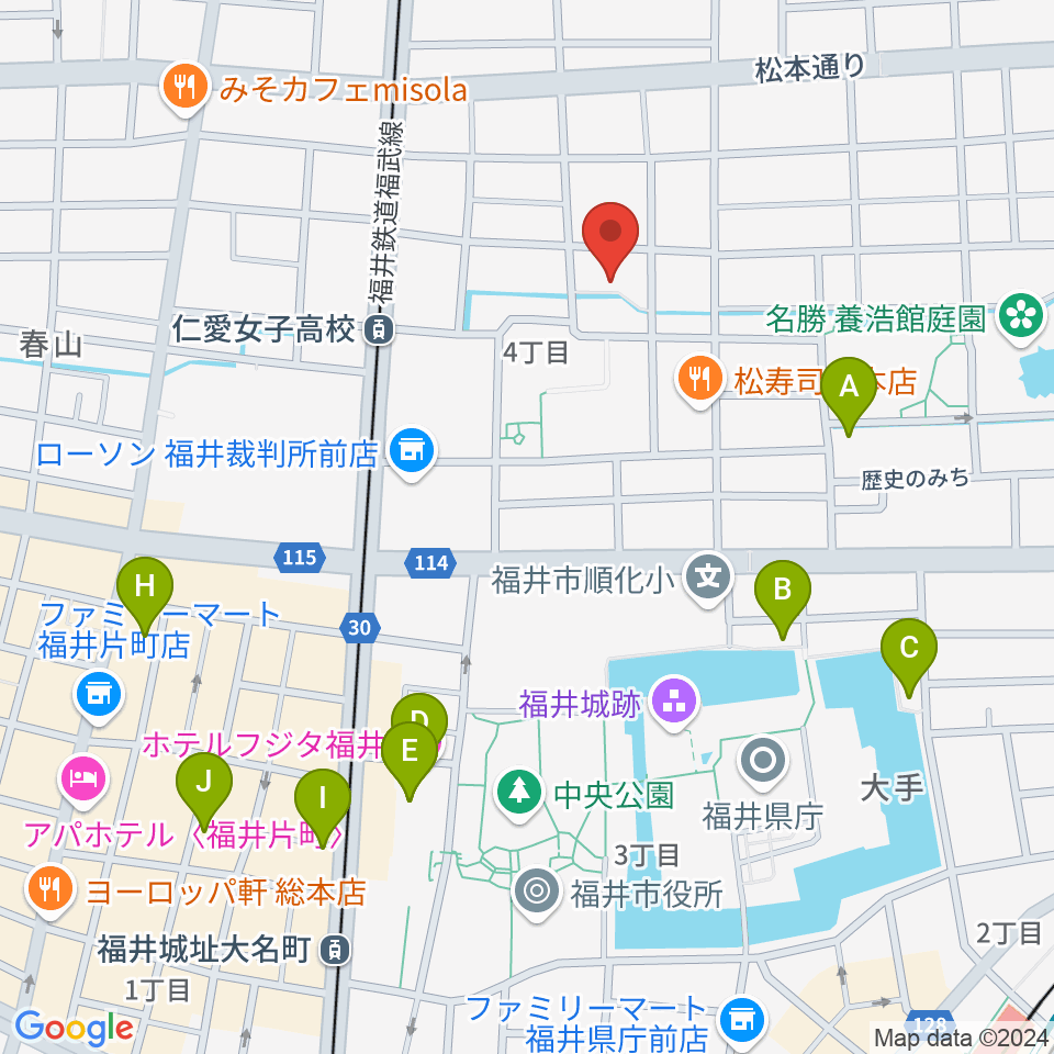 片山ピアノ調律所周辺のホテル一覧地図