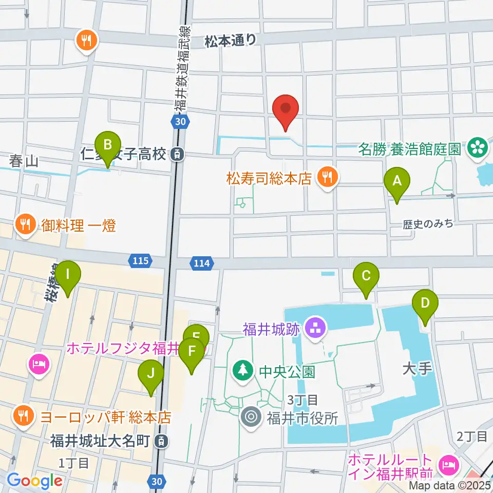 片山ピアノ調律所周辺のホテル一覧地図