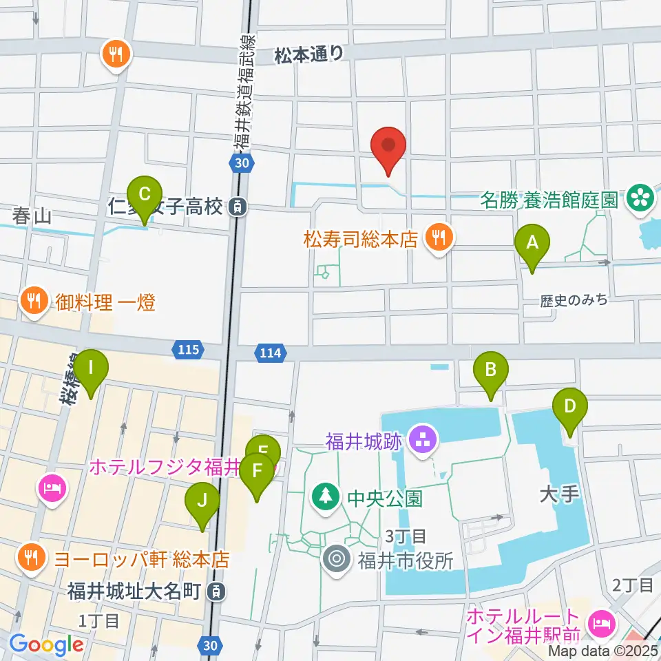 片山ピアノ調律所周辺のホテル一覧地図