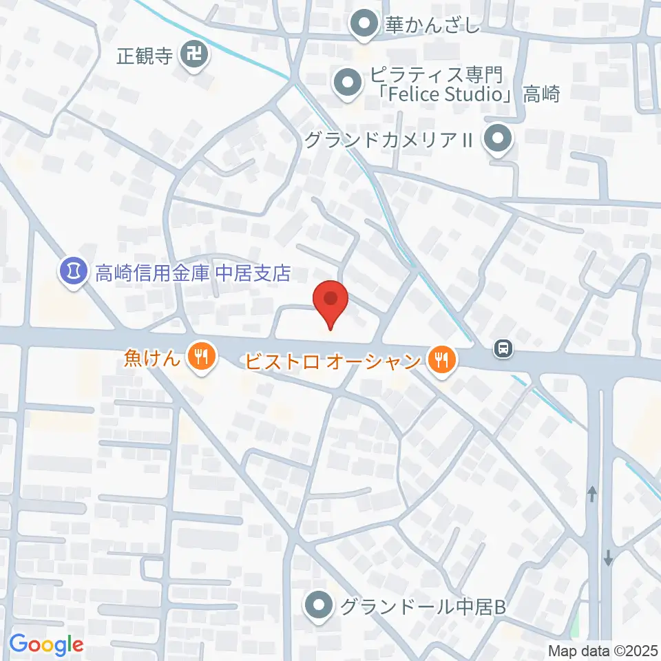 ミュージカルボックス周辺のホテル一覧地図