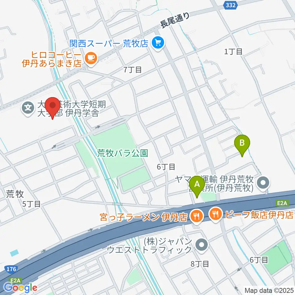 大阪芸術大学短期大学部メディア・芸術学科周辺のホテル一覧地図