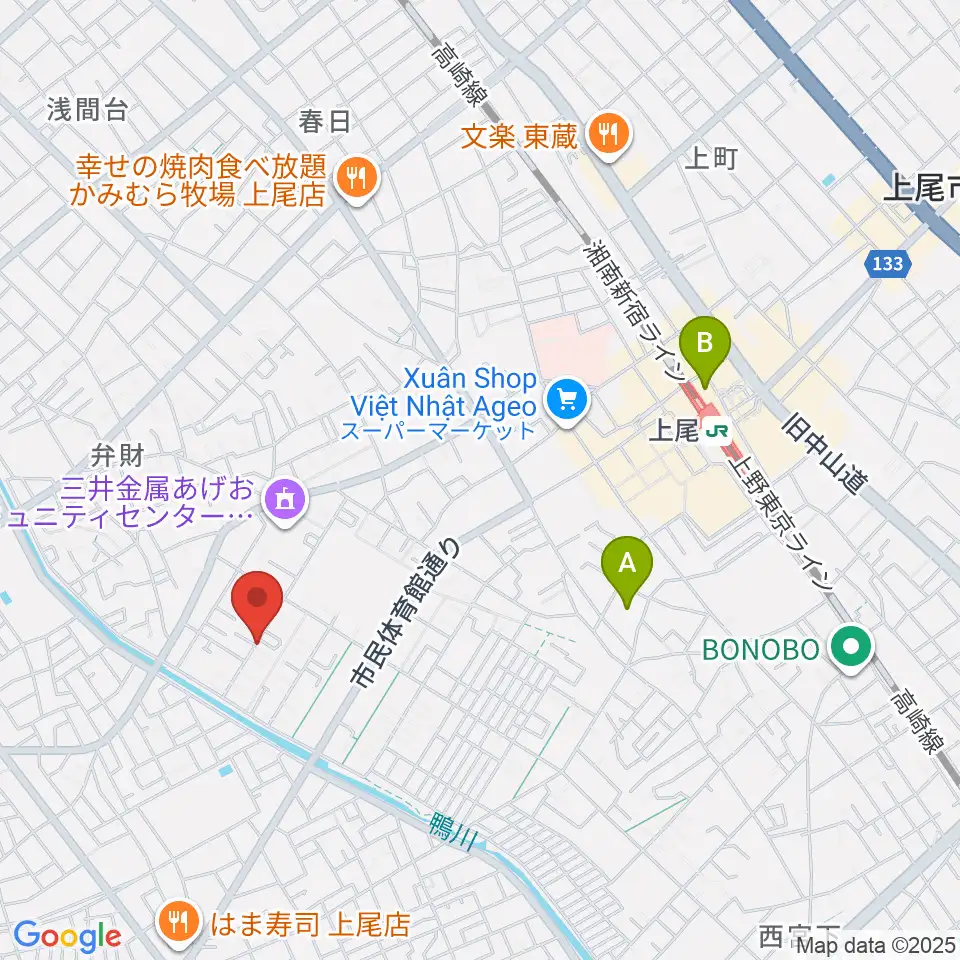 サウンドトラベル周辺のホテル一覧地図