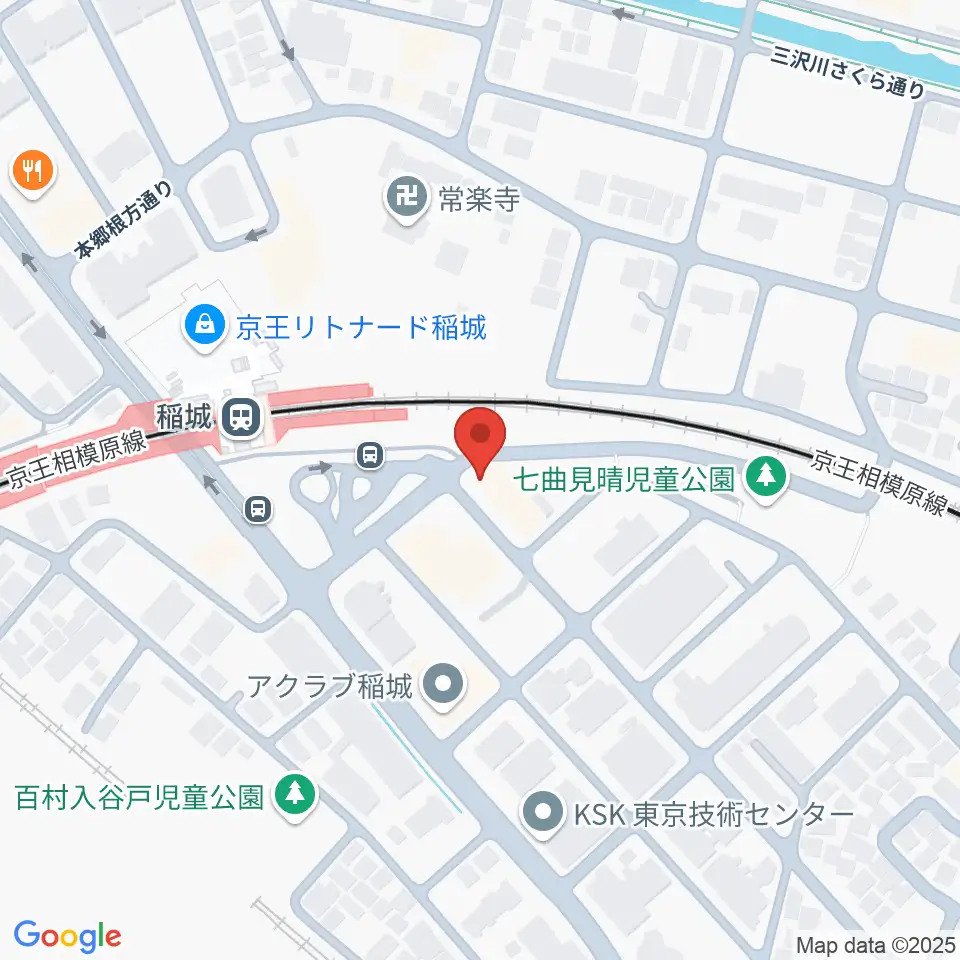 川上楽器 稲城センター周辺のホテル一覧地図