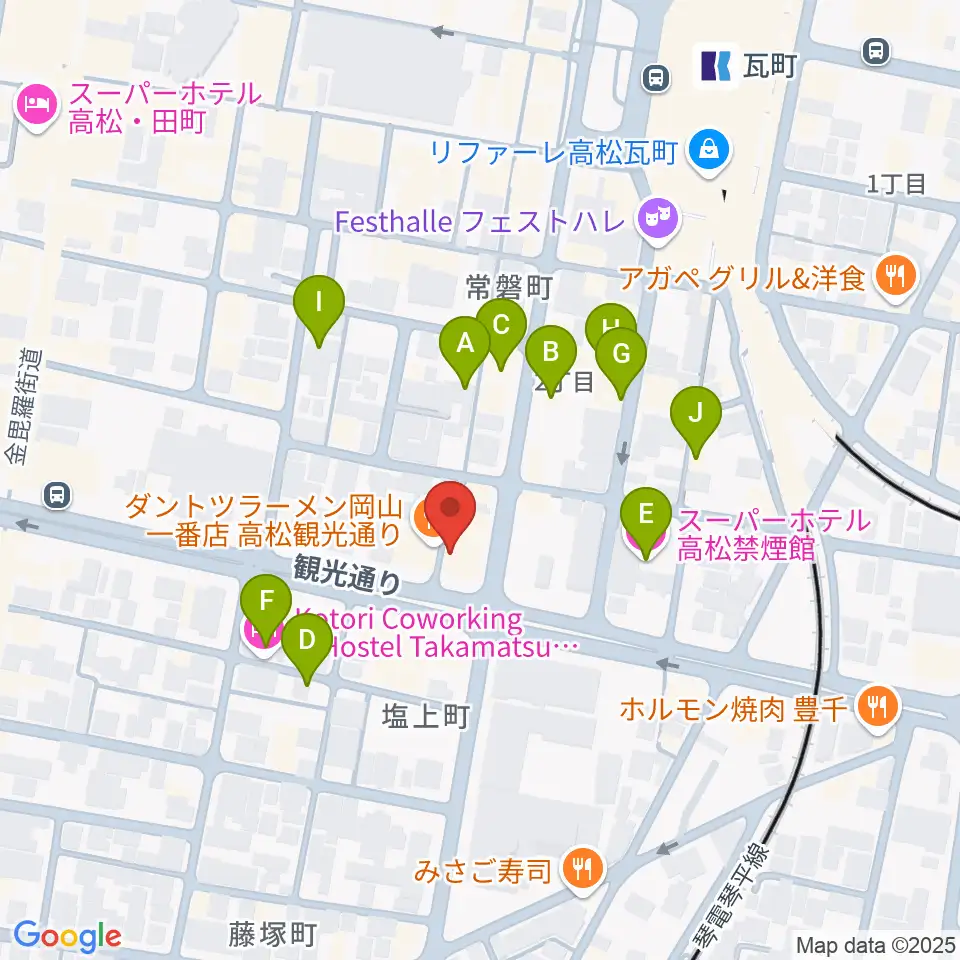 studio SUMUS周辺のホテル一覧地図