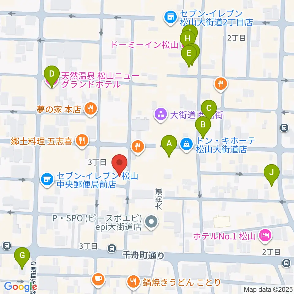 スタジオ OWL周辺のホテル一覧地図