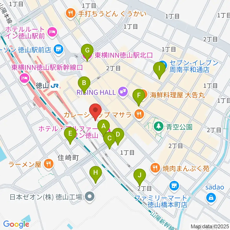 株式会社シンフォニー周辺のホテル一覧地図