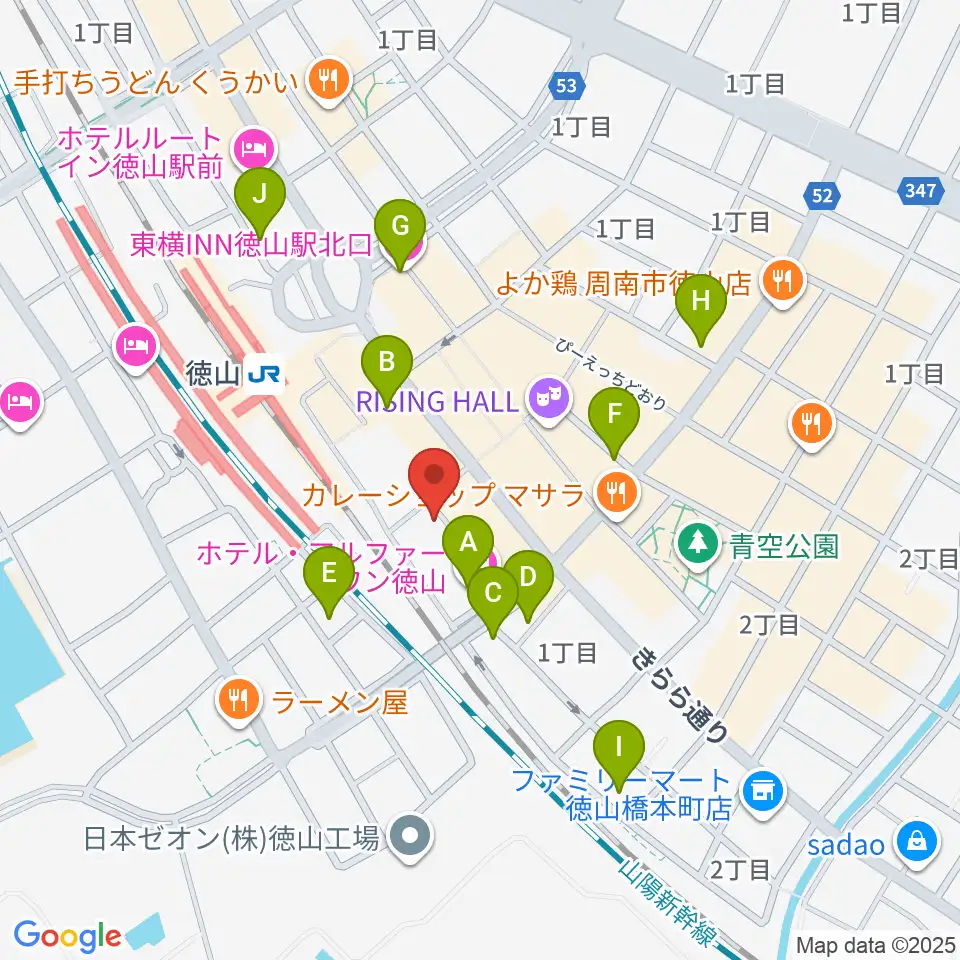 株式会社シンフォニー周辺のホテル一覧地図