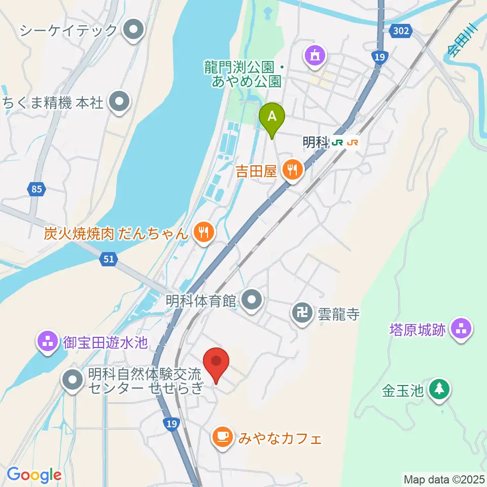 ミュージックストーン周辺のホテル一覧地図