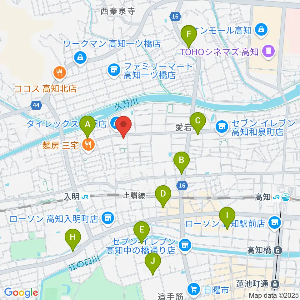 キャラバンサライ スタジオ周辺のホテル一覧地図