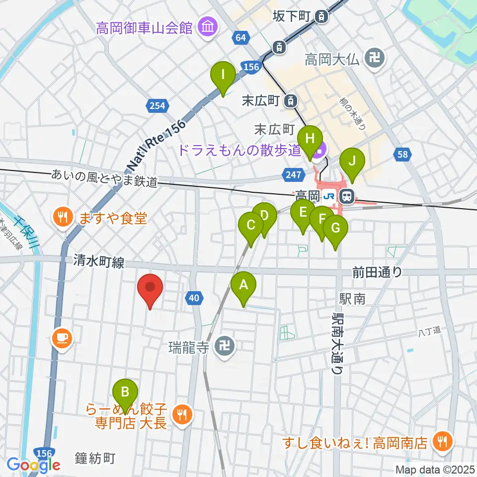 管楽器専門店ウィンズラボ周辺のホテル一覧地図