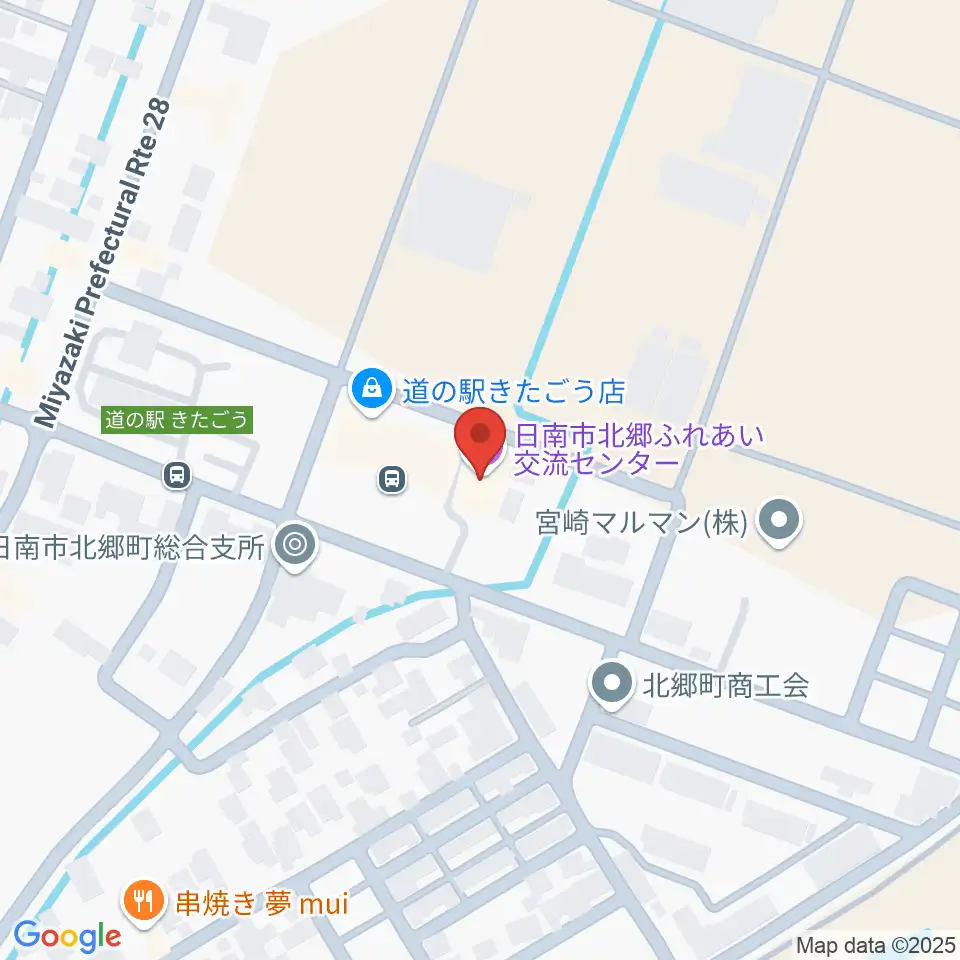 日南市北郷ふれあい交流センター周辺のホテル一覧地図