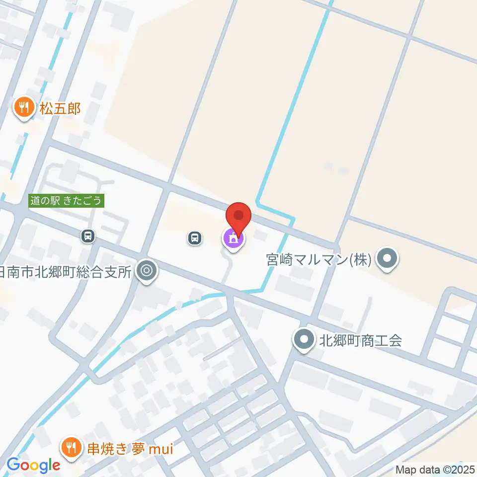 日南市北郷ふれあい交流センター周辺のホテル一覧地図