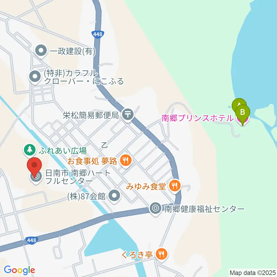 日南市南郷ハートフルセンター周辺のホテル一覧地図