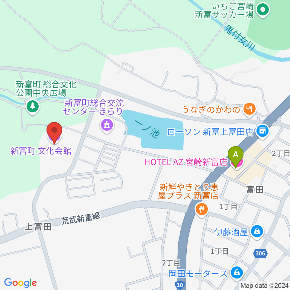 新富町文化会館周辺のホテル一覧地図