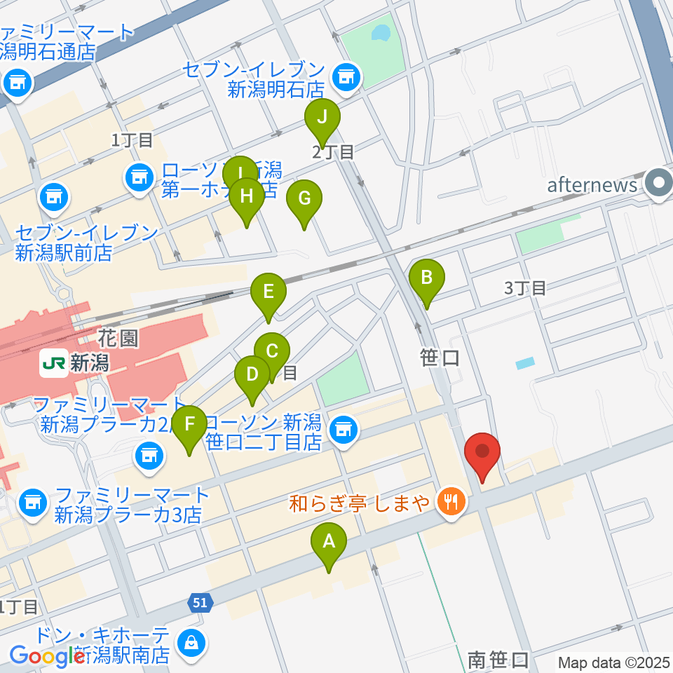 桐朋 子供のための音楽教室 新潟教室周辺のホテル一覧地図