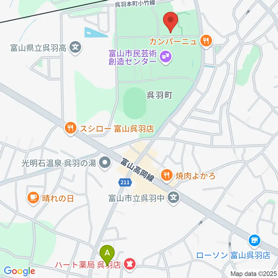 桐朋 子供のための音楽教室 富山教室周辺のホテル一覧地図