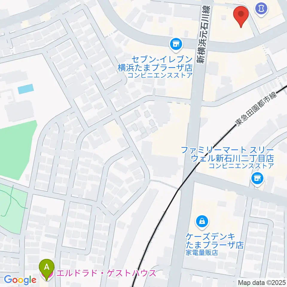 音教楽器店周辺のホテル一覧地図
