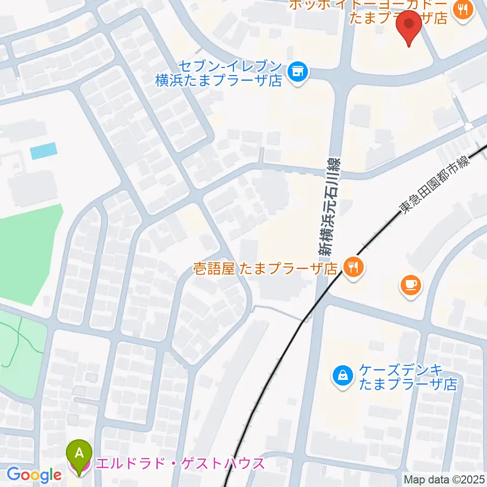 音教楽器店周辺のホテル一覧地図