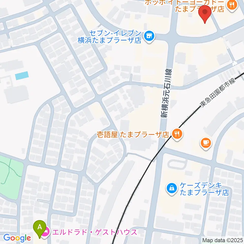 音教楽器店周辺のホテル一覧地図