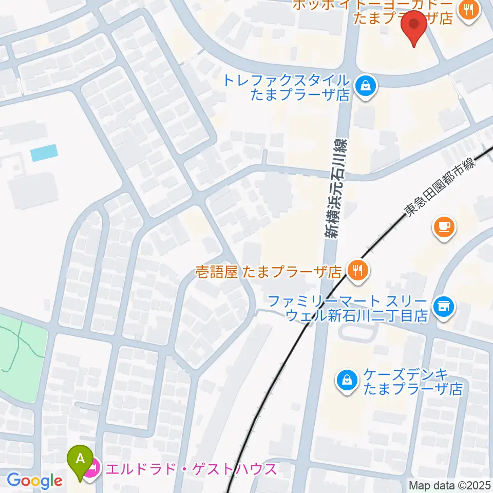 音教楽器店周辺のホテル一覧地図