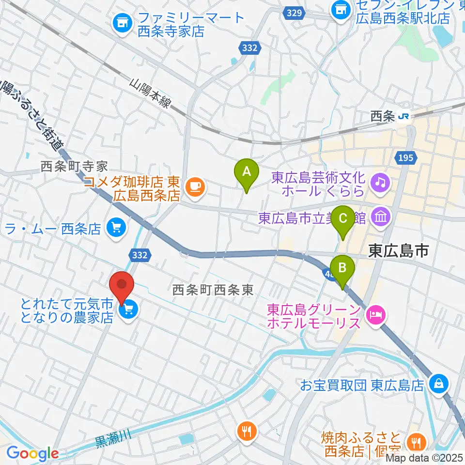 ハママツ楽器周辺のホテル一覧地図