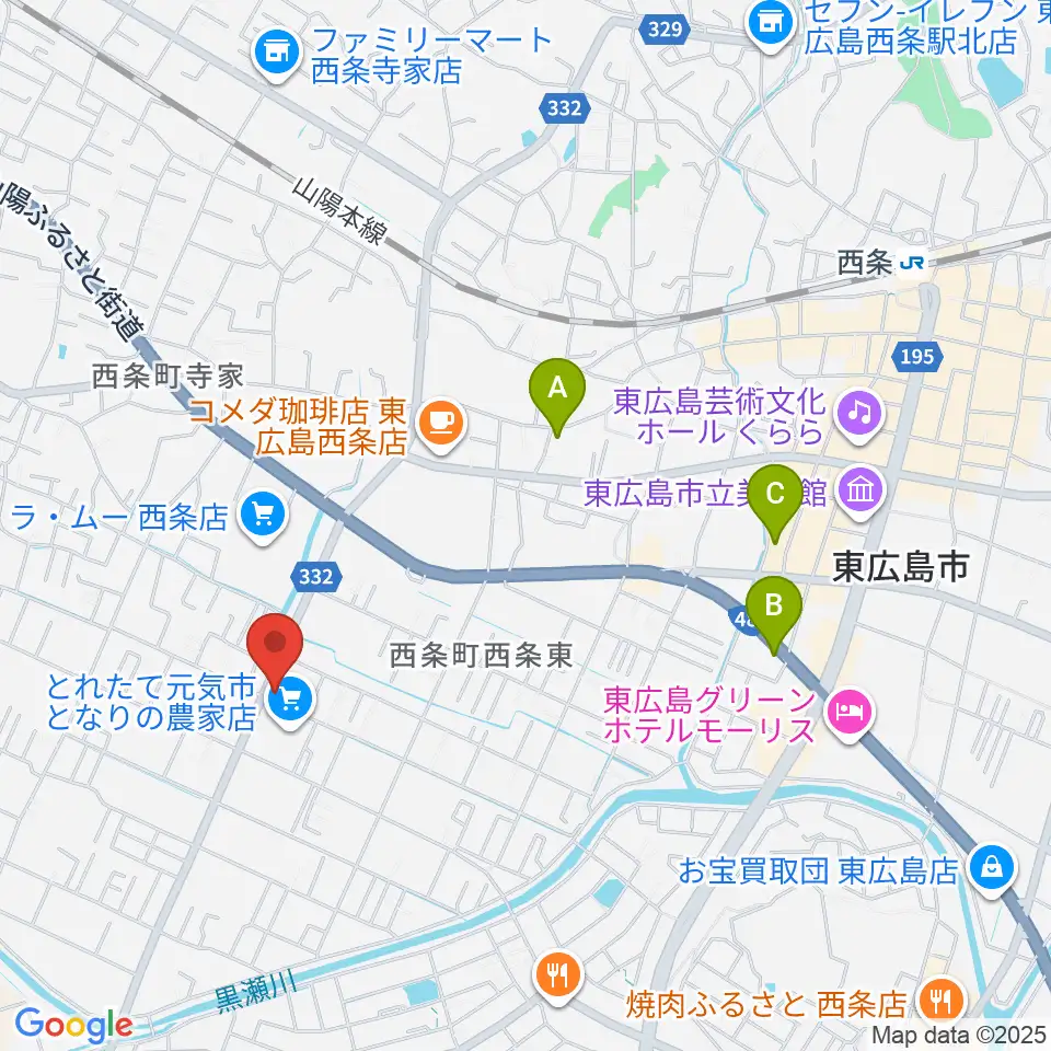 ハママツ楽器周辺のホテル一覧地図
