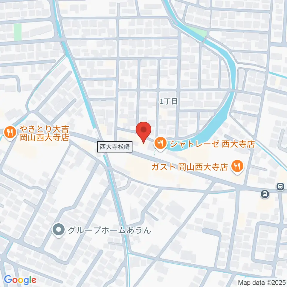 こだま楽器周辺のホテル一覧地図