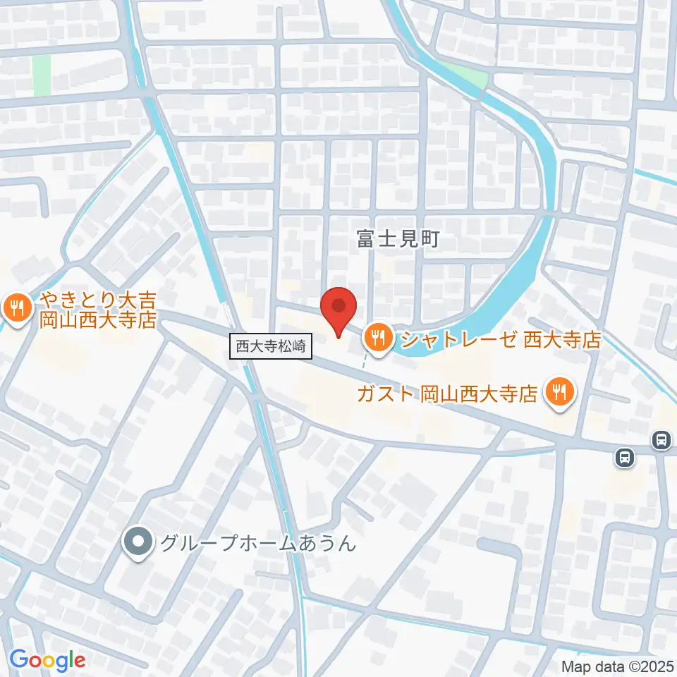 こだま楽器周辺のホテル一覧地図