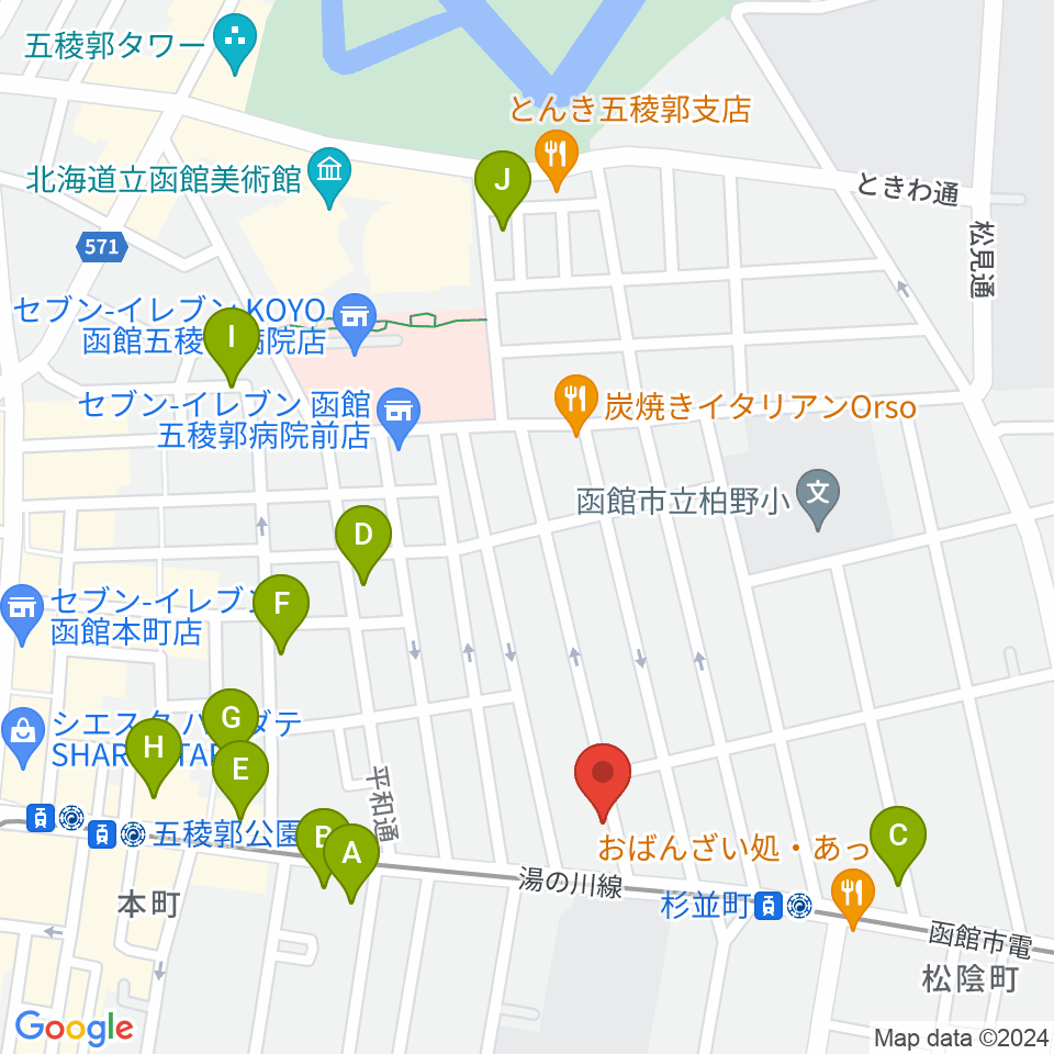 サウンドパパ周辺のホテル一覧地図