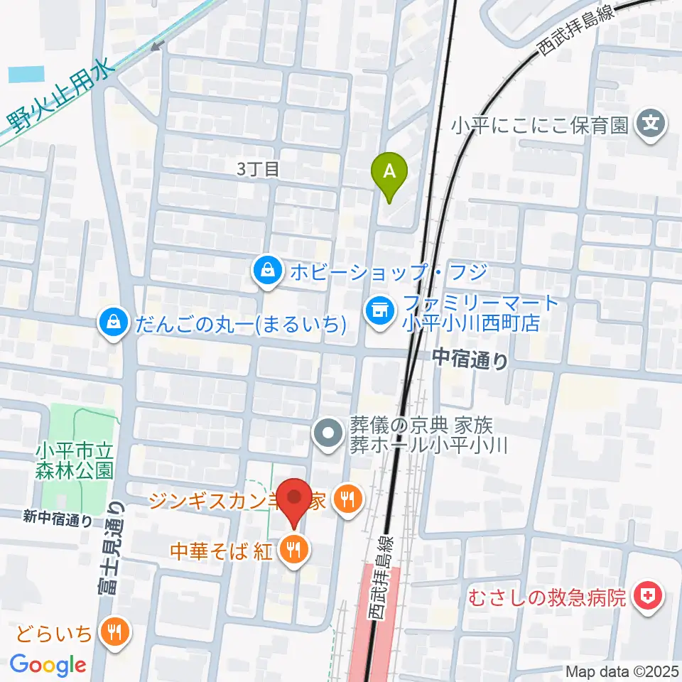 Studio M周辺のホテル一覧地図