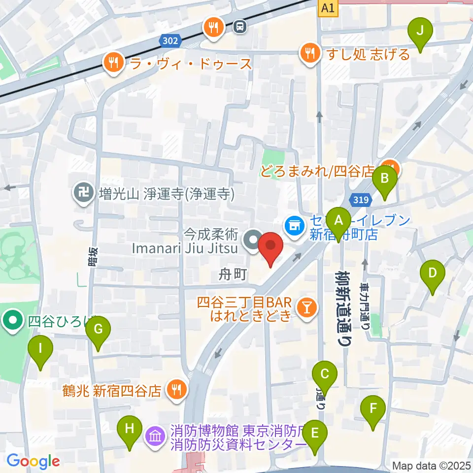 四谷三丁目メビウス周辺のホテル一覧地図