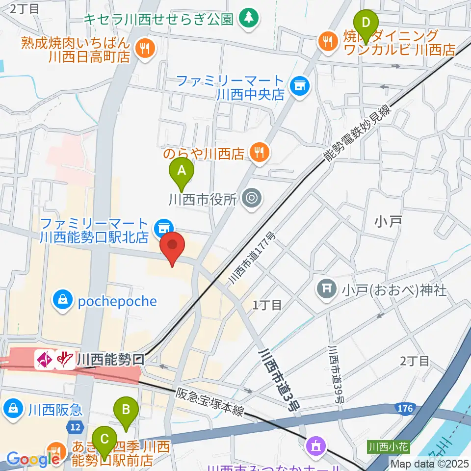 スタジオループ周辺のホテル一覧地図