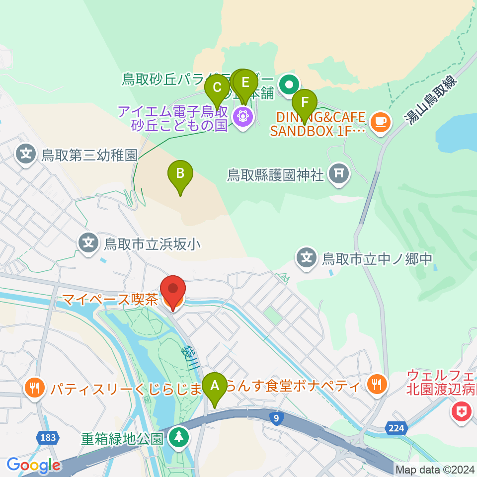 STUDIO MYPACE周辺のホテル一覧地図