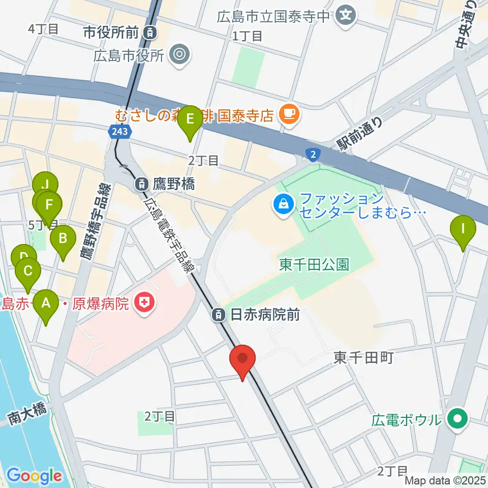 Studio 5150周辺のホテル一覧地図
